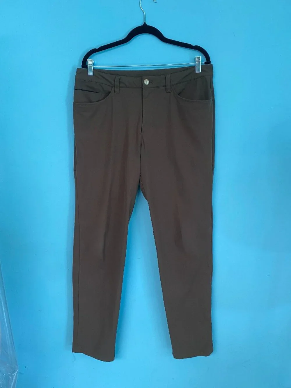 Lululemon ABC Men’s Performance Pants Olive Brown Size 33